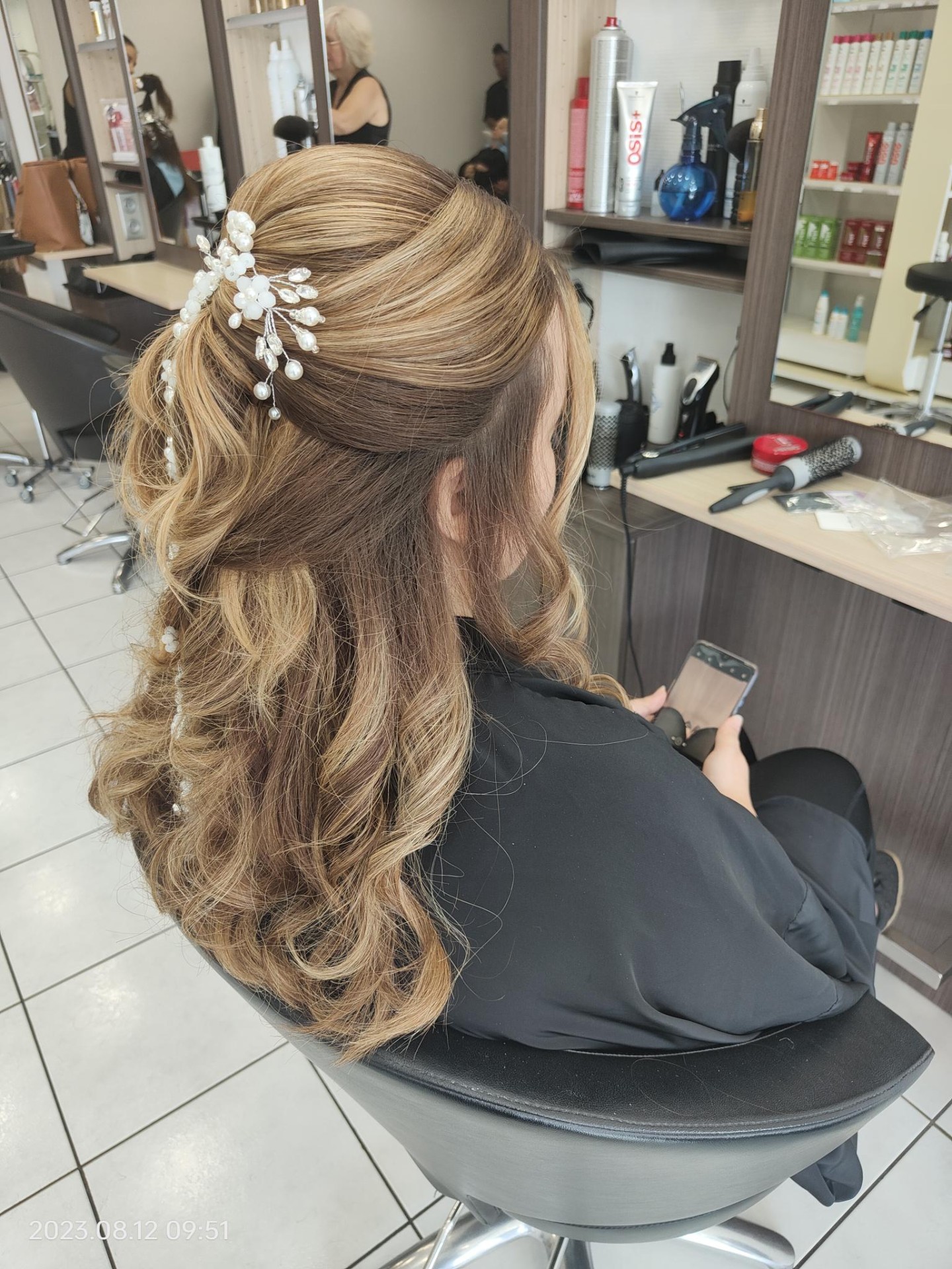 chignon mariée
